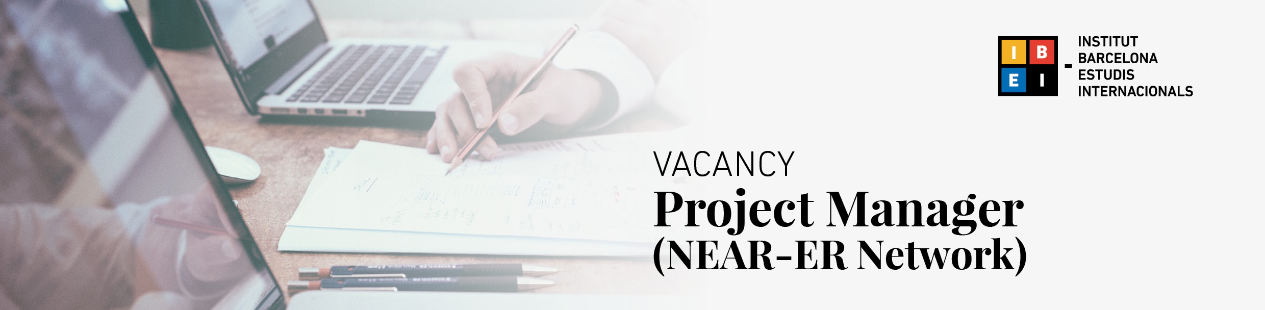 Vacancy | Project manager (NEAR-ER network)_capçalera